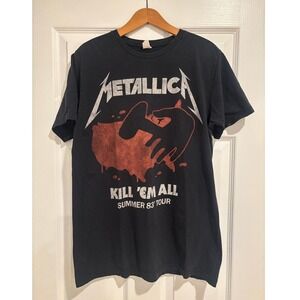 Metallica Kill 'Em All Summer '83 Tour Tee Y2K Bay Island Reprint Size Large